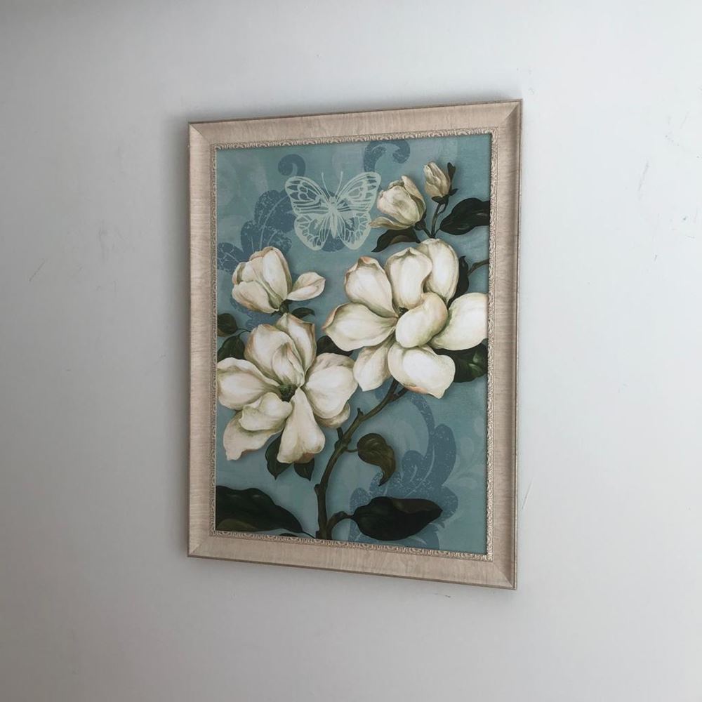 Dekoratif Çiçek Tablo 60x80 cm