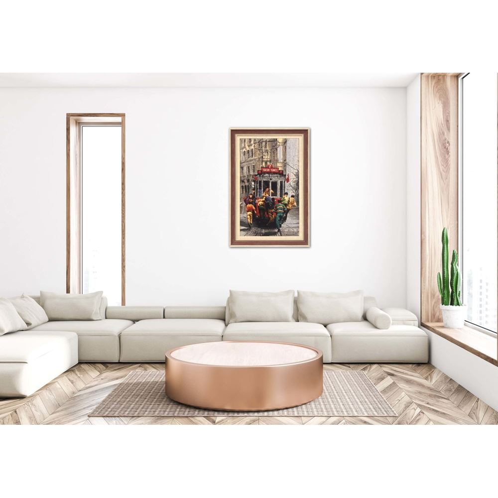 İstanbul Taksim 56x86 cm Tablo