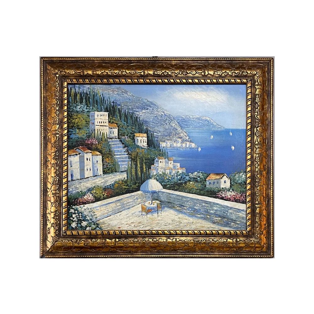 Deniz Manzara Yağlıboya Tablo 68x77 cm