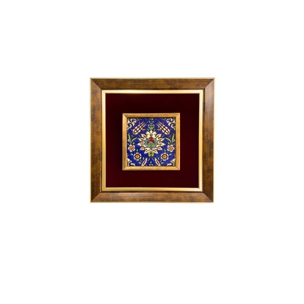 Çini Tablo Motif-1 23x23 cm