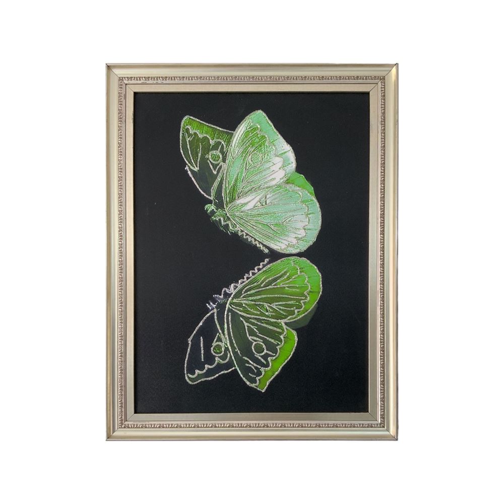 Dokulu Kelebek Tablo 60x80 cm