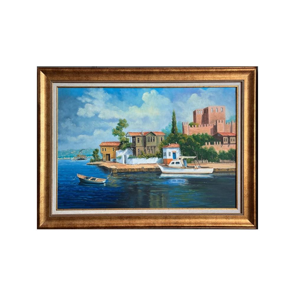 Anadolu Kavağı Yağlıboya Tablo 80x110 cm