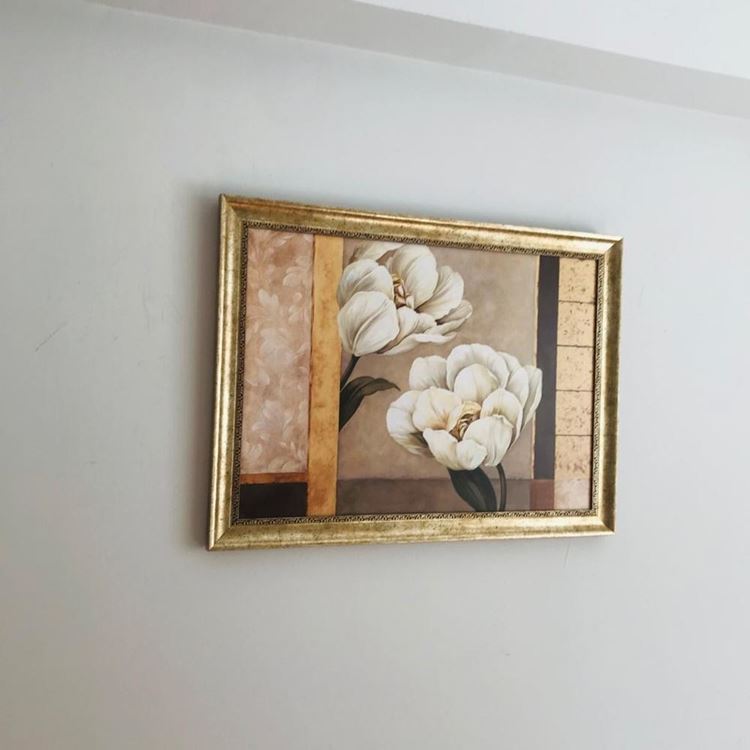 Dekoratif Çiçekler Tablo 60x80 cm