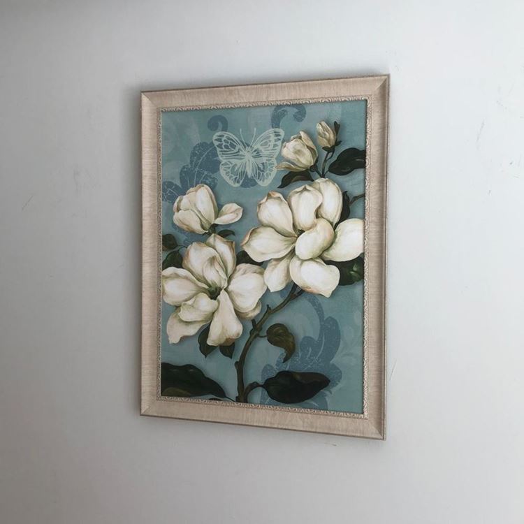 Dekoratif Çiçek Tablo 60x80 cm