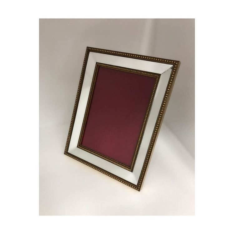 Dekoratif Aynalı Fotoğraf Çerçevesi Ayaklı Yaldız