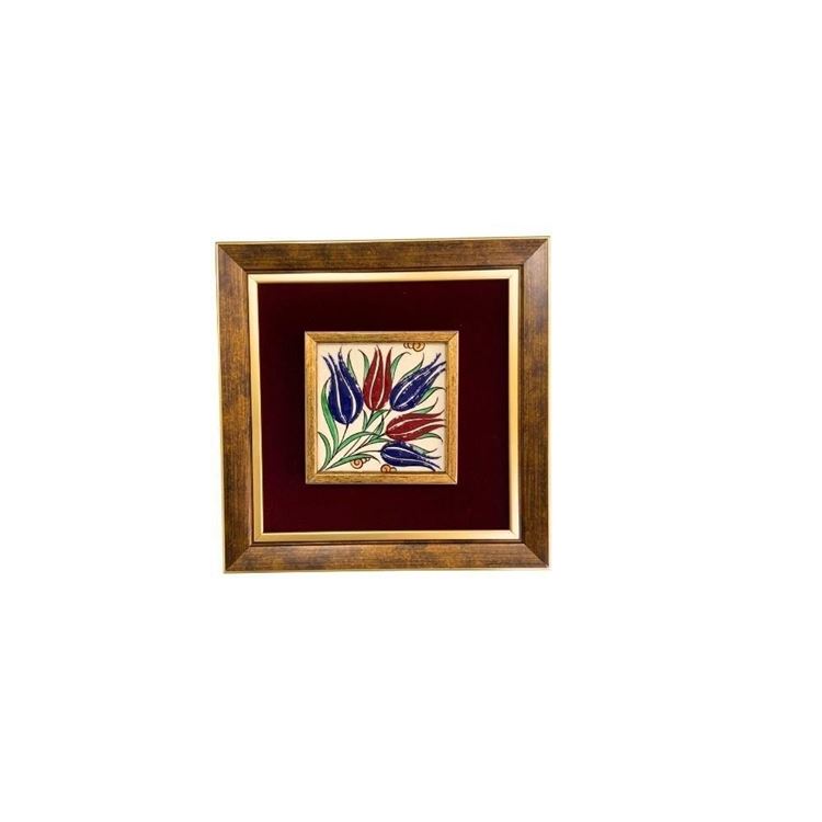 Çini Tablo Laleler 23x23 cm