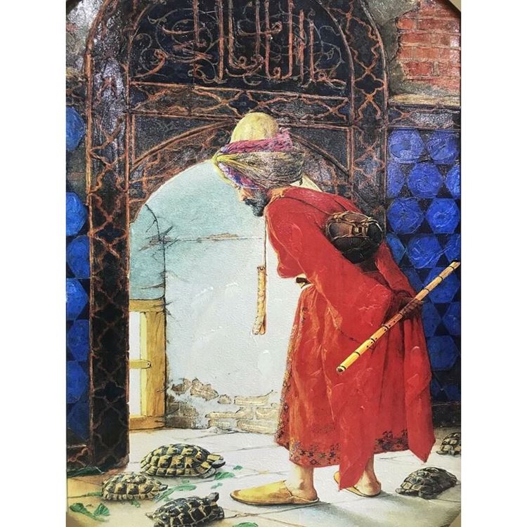 Kaplumbağa Terbiyecisi 70x100 cm