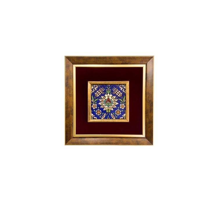 Çini Tablo Motif-1 23x23 cm