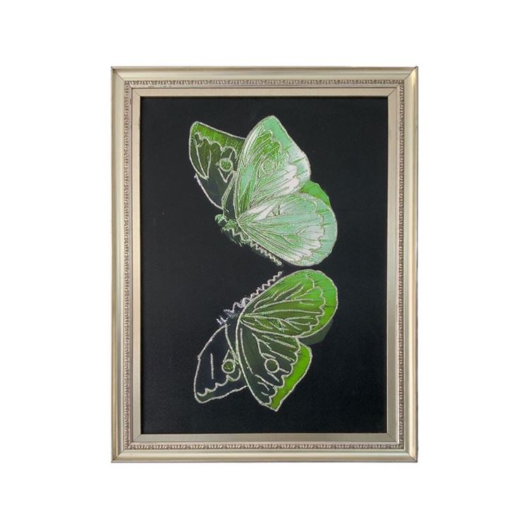 Dokulu Kelebek Tablo 60x80 cm