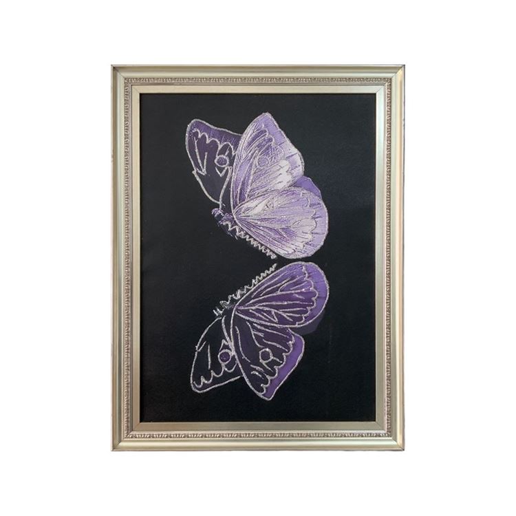 Dokulu Kelebekler Tablo 60x80 cm