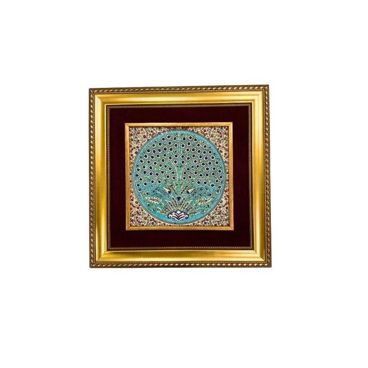 Çini Tablo Hayat Ağacı 35x35 cm