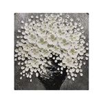 Dekoratif Çiçek Tablo 100x100 cm