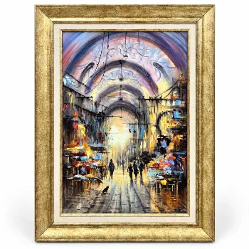 Kapalı Çarşı Manzara 55x75 cm