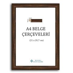 A4 ÇERÇEVE 1. SINIF 22MM (A3, A4, A5 ve 25x35) SİYAH - A3 (30x42 cm)