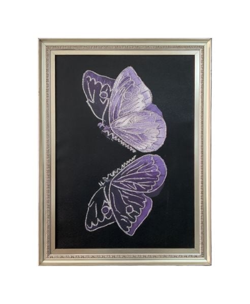 Dokulu Kelebekler Tablo 60x80 cm
