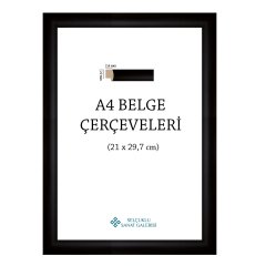 A4 ÇERÇEVE 1. SINIF 22MM (A3, A4, A5 ve 25x35) SİYAH - A3 (30x42 cm)
