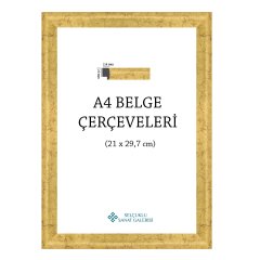 A4 ÇERÇEVE 1. SINIF 22MM (A3, A4, A5 ve 25x35) YALDIZ - 25x35 cm