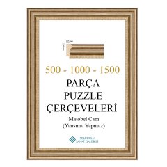 Puzzle Çerçevesi 42 mm 50x70 cm Çerçeve 35x50 cm GÜMÜŞ - 34x96