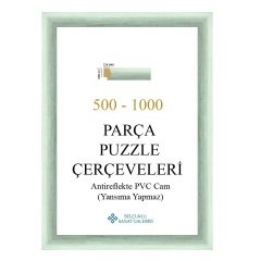 Puzzle Çerçevesi 22 mm 35x50 (500'luk) - GÜMÜŞ